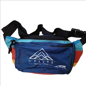Boco Gear 5 Peaks Trail Running Belt Bag - Blue, Red, and Yellow